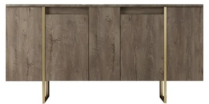 Szafka Luxe Walnut and Gold