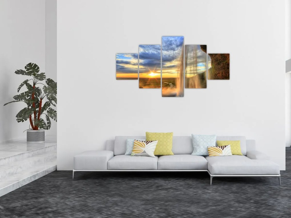Obraz - Wodospad (125x70 cm)
