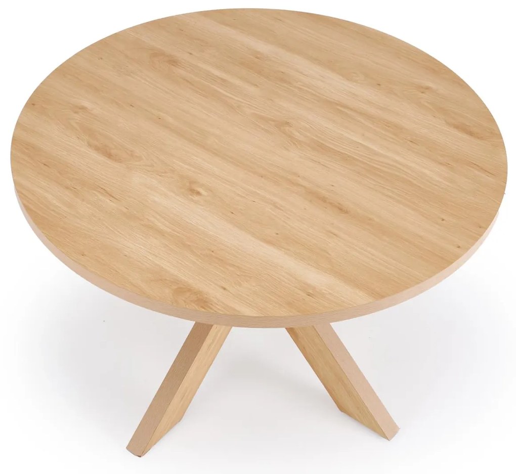 MORUS stół okrągły naturalny 120 cm, 4-osobowy