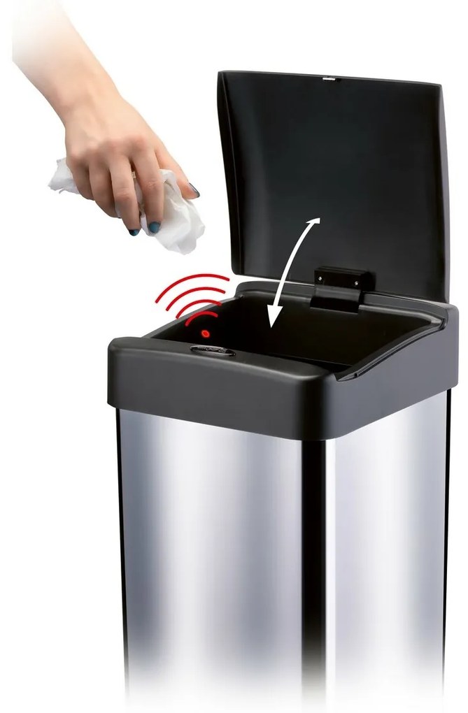 Lamart LT8106 Kosz bezdotykowy Senzor USB 40 l, 40 l