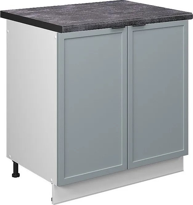 Szafka pod zlew jasnoniebiesko-szary 80x60x82 fame-line