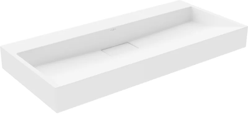 Mexen Ava umywalka nablatowa z konglomeratu B/O 100 x 46 cm, biała - 23011000