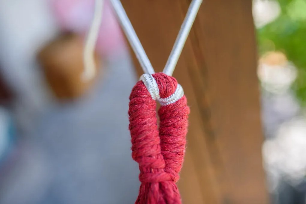 Kolorowy hamak z poduszką HAMAK dla 2 osób 190x150 cm