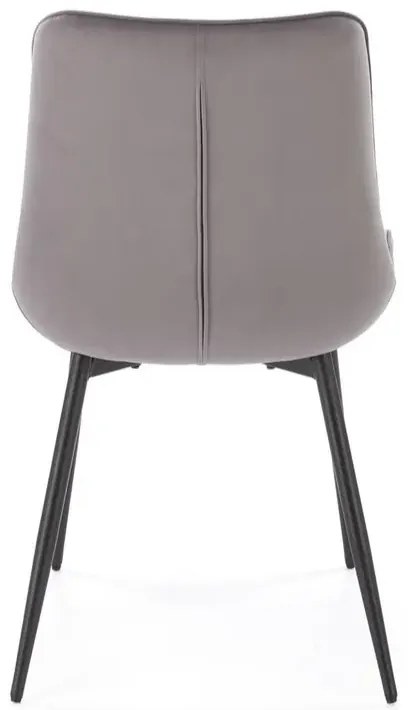 Krzesło tapicerowane K589 szare HALMAR