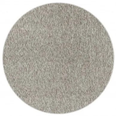 Dywan wykładzinowy na filcu Nizza beżowy melanż koło 120 cm x 120 cm
