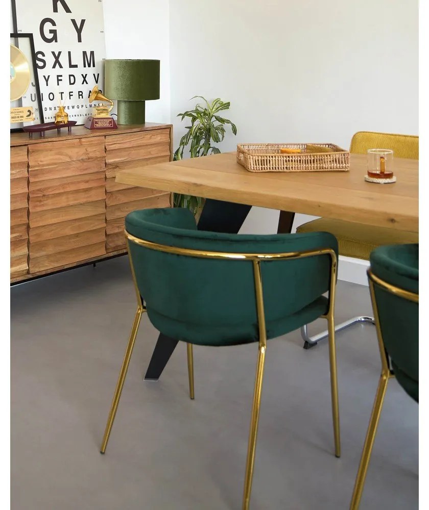 Stół z blatem w dekorze dębu 90x160 cm Koda – Kave Home