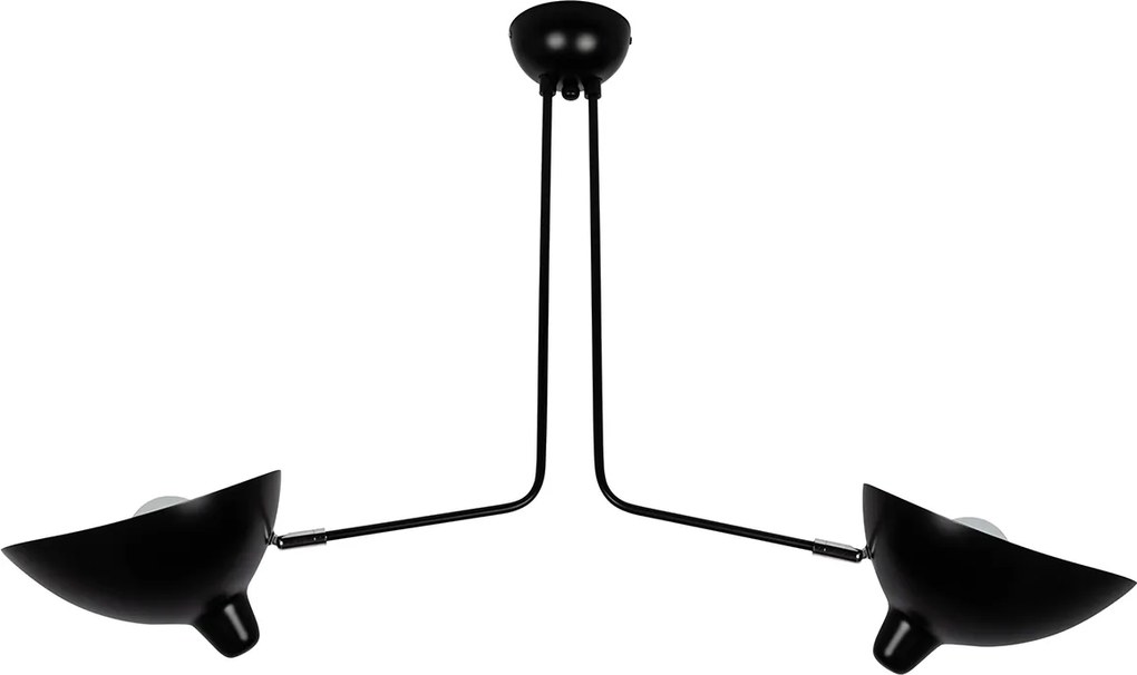 Lampa wisząca z kloszami z aluminium Raven 2