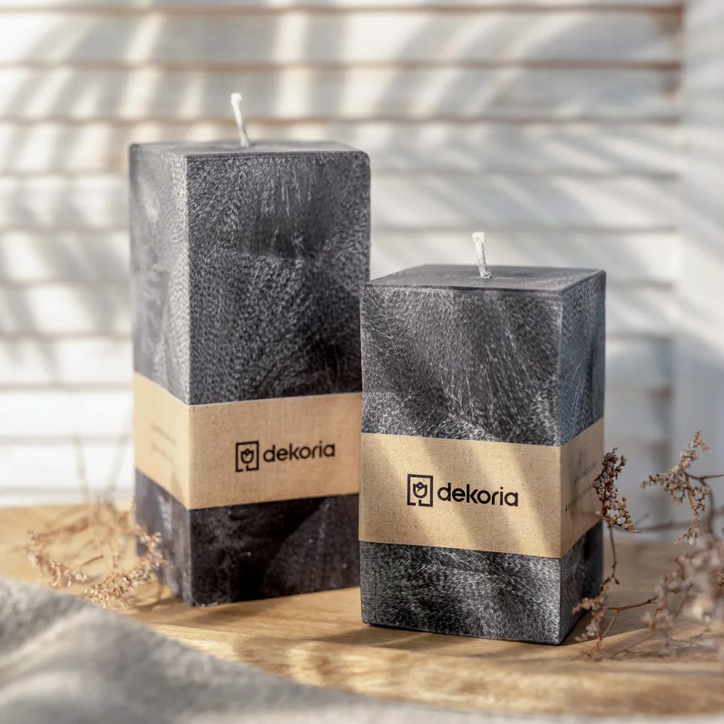 Świeca zapachowa palmowa kostka Black