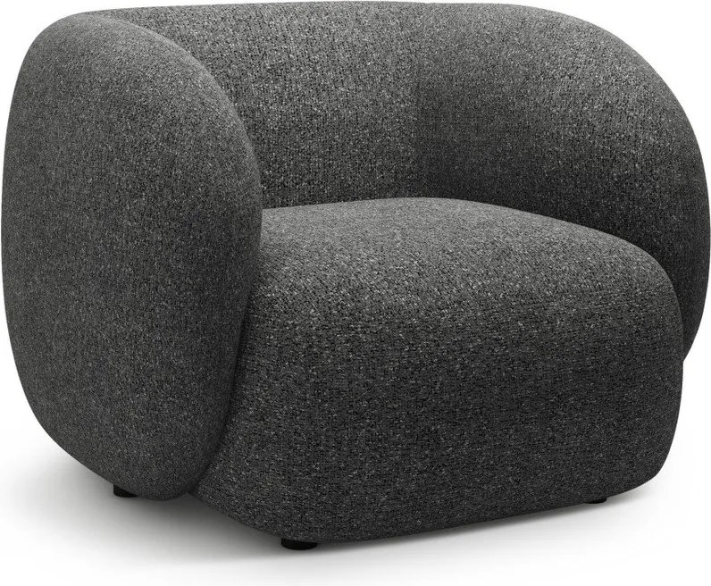 Ciemnoszary fotel Kate – Micadoni