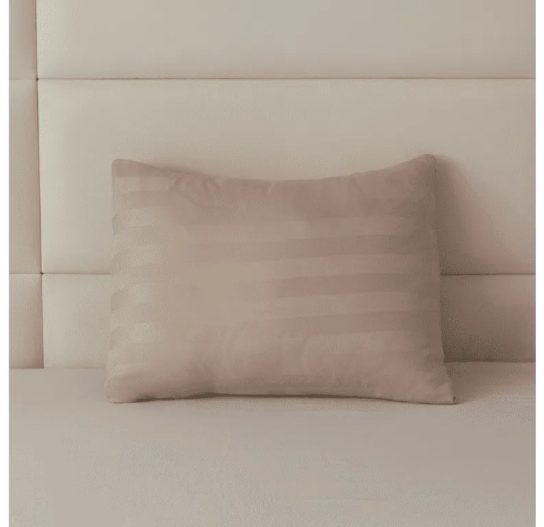 Poszewka na poduszkę JASMINE 40x50 cm beżowa, kieszeń hotelowa