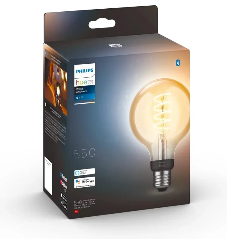 Inteligentna żarówka filamentowa z gwintem E27, 7 W White ambiance – Philips Hue