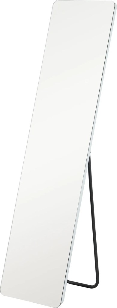 HOMCOM Lustro całociałowe z LED, sterowanie dotykowe, regulacja jasności, bezramowe, 40 x 150 cm