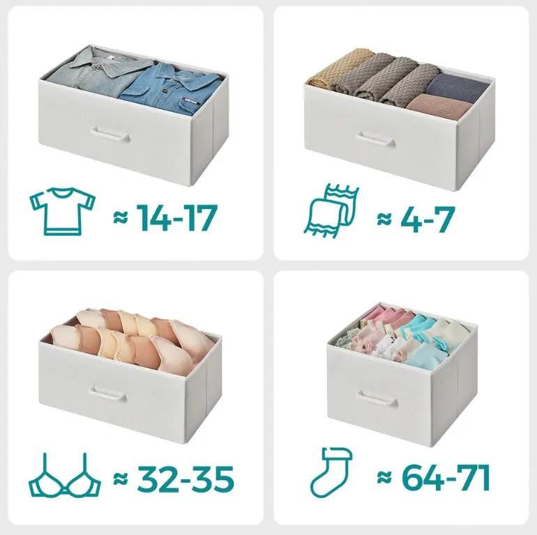 Komoda z szufladami FLEXIRO 98x85 cm, dąb/biała