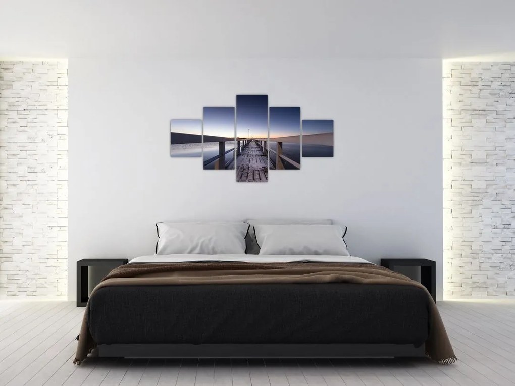 Obraz - Na molo (125x70 cm)