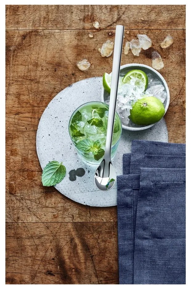 Szare długie łyżeczki ze stali nierdzewnej zestaw 6 szt. Nuova – WMF