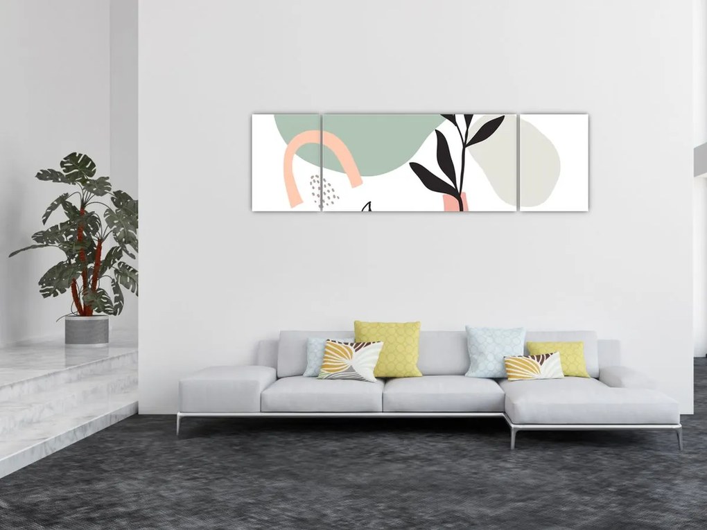 Obraz - Kwiaty w wazonie N⁰3 (170x50 cm)