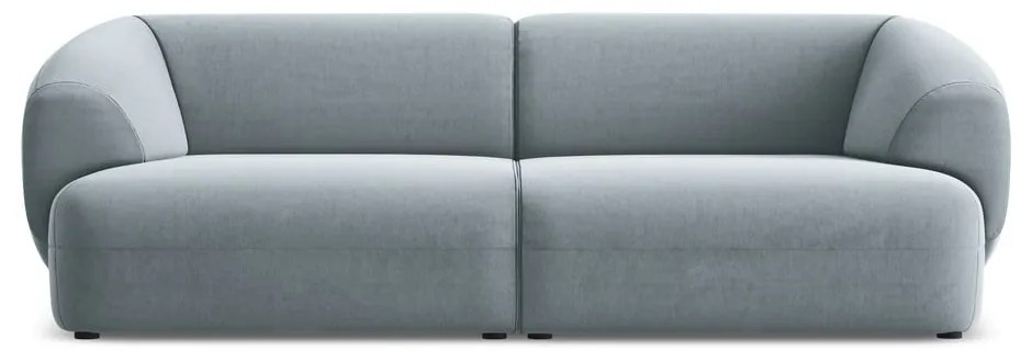 Jasnoniebieska aksamitna sofa 232 cm Moana – Makamii