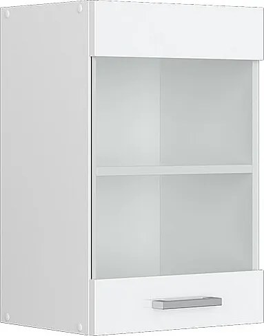 Szklana szafka kuchenna biały wysoki połysk 40x31x60 r-line