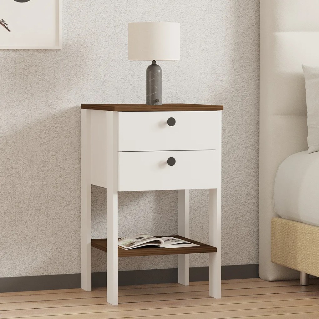 Stolik nocny Ruzisa Walnut