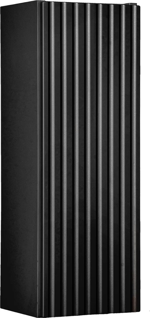 Wisząca szafka łazienkowa pomocnicza Nova 20 cm, czarny mat