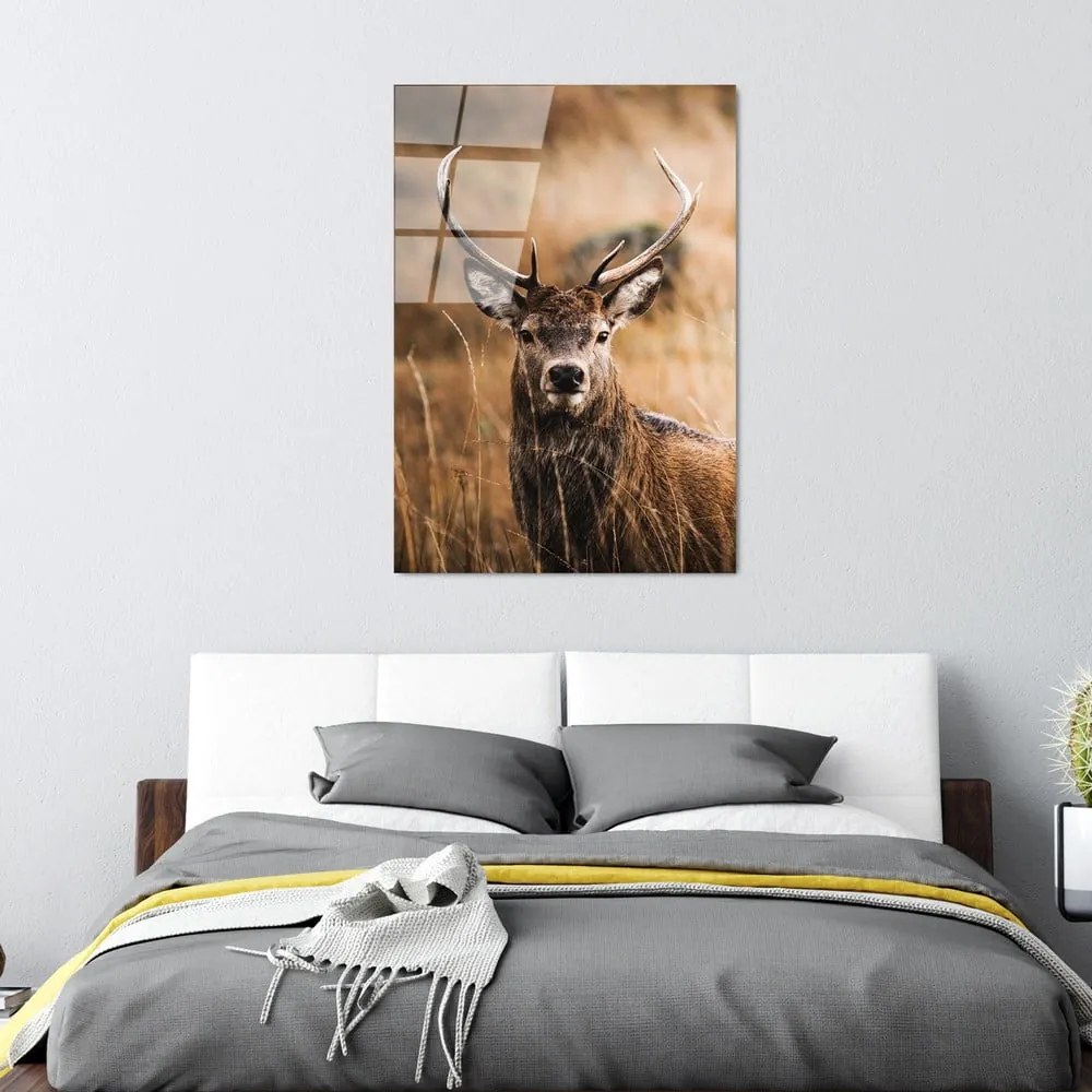 Szklany obraz 70x100 cm Deer – Wallity