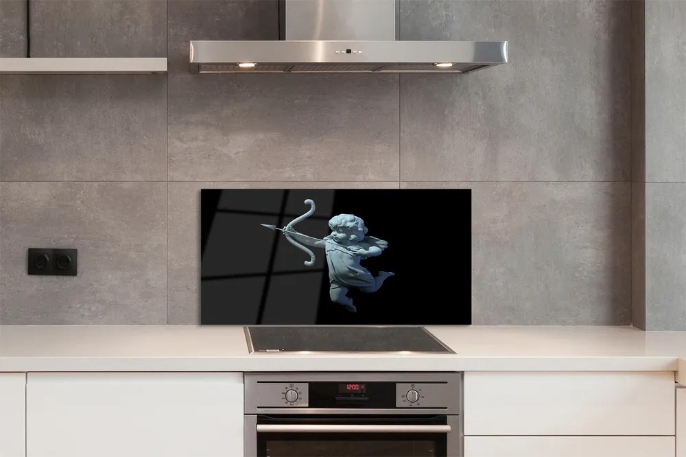 Szklany Panel Anioł Amor z Łukiem