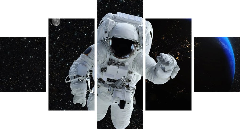 Obraz - Astronauta w kosmosie (125x70 cm)