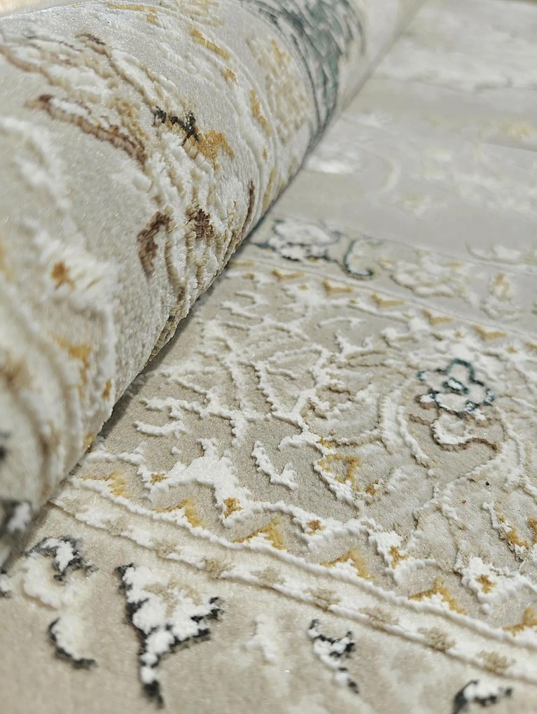 Dywan klasyczny Gold beżowo-złoty 200 cm x 290 cm