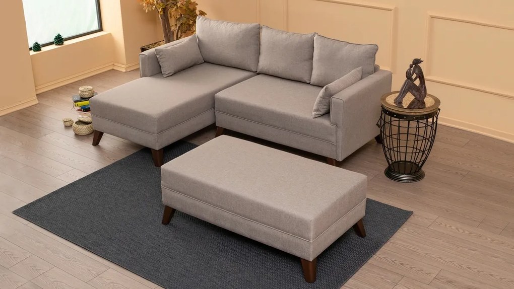 Narożna rozkładana sofa Bella Corner Left 2 Cream