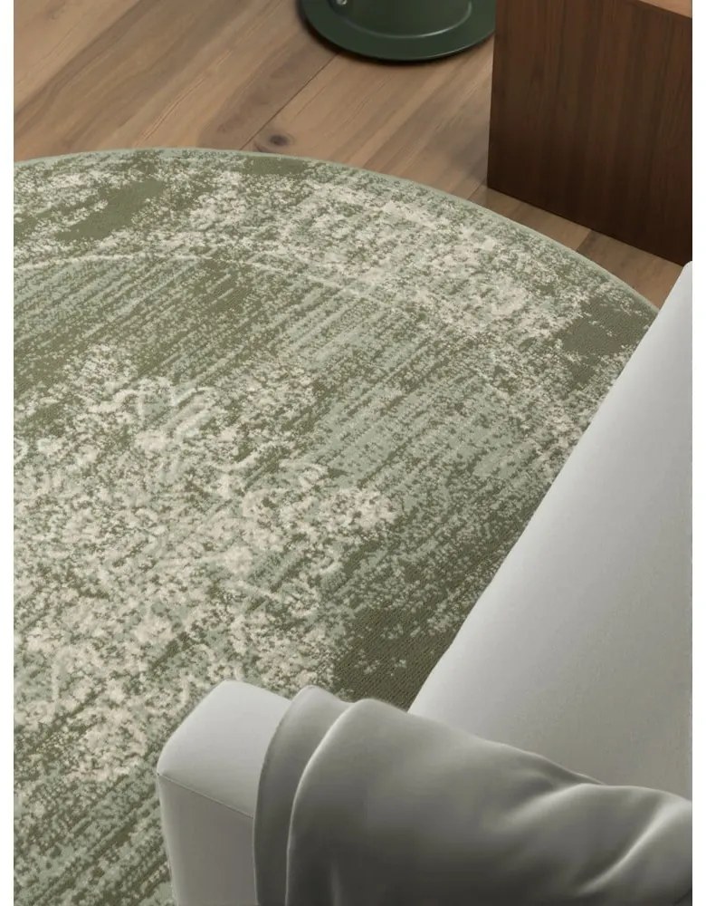 Zielony okrągły dywan ø 120 cm Gloria Lydia – Hanse Home