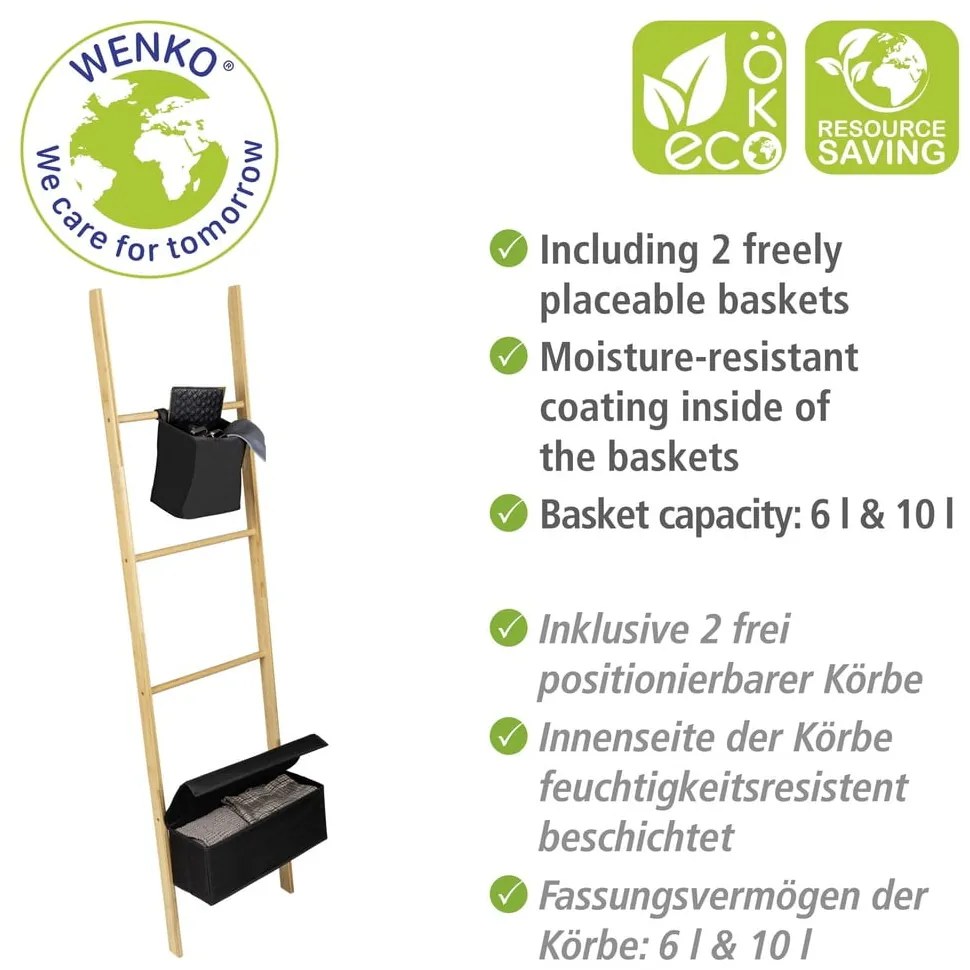 Bambusowa drabina dekoracyjna Ecori – Wenko
