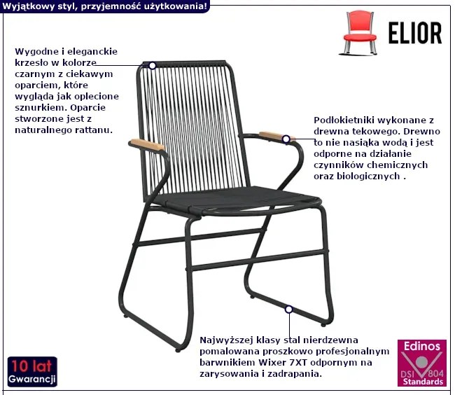 Zestaw dwóch krzeseł ogrodowych W3-S25
