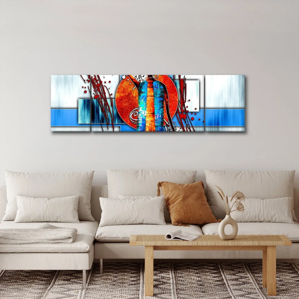 Obraz przedstawiający starożytną osobę (170x50 cm)