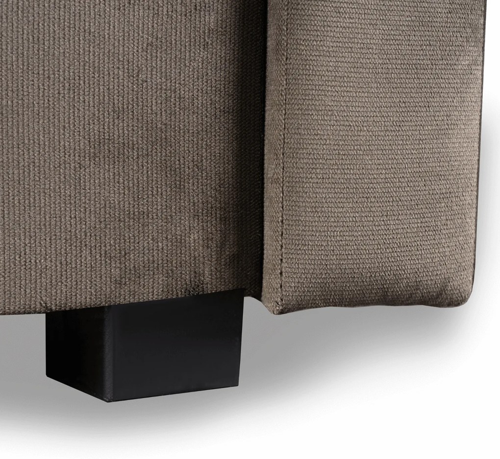 Sofa z Funkcją Spania ALUNA Rozkładana Wersalka Dwuosobowa Beżowa Nowoczesna do Salonu