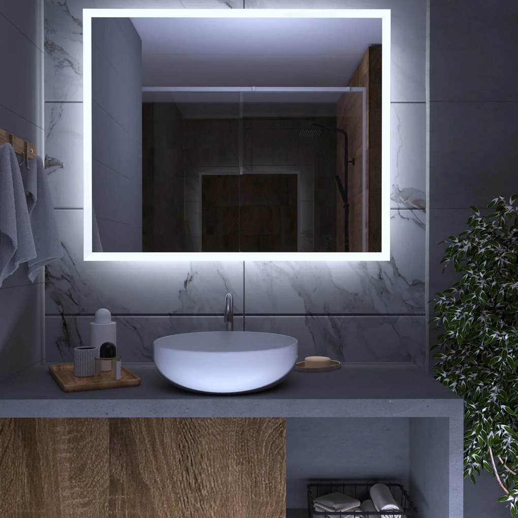 Lustro łazienkowe LED F1