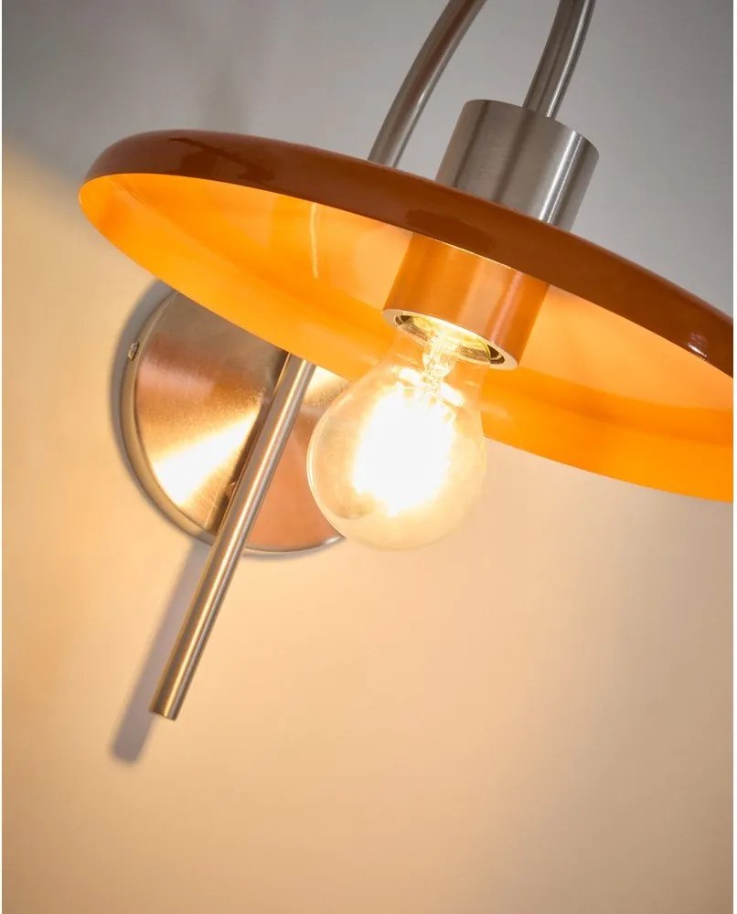 Pomarańczowy kinkiet ø 27 cm Nuvira – Kave Home