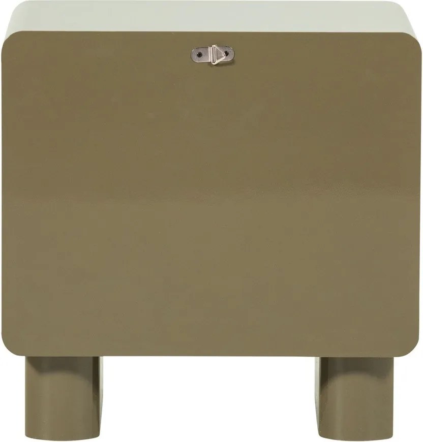 Zielona szafka nocna z połyskiem Lustra – WOOOD