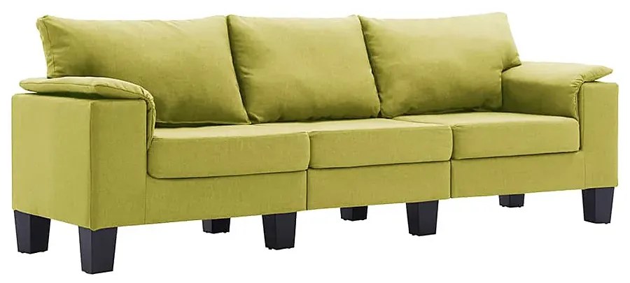 Trzyosobowa ekskluzywna zielona sofa - Ezof 3Q