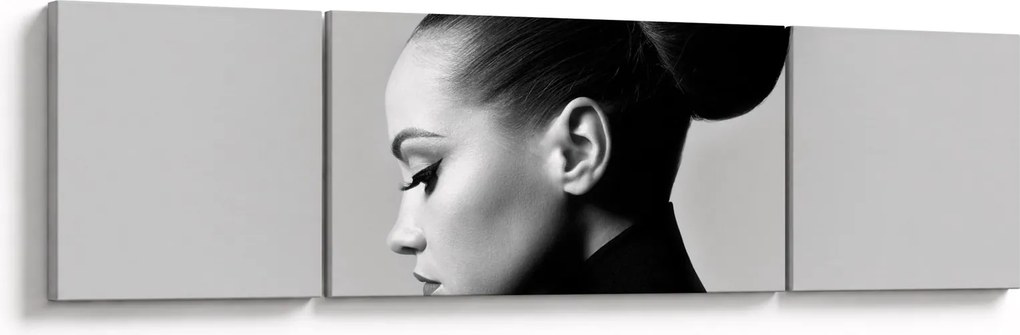 Obraz - Profil pięknej kobiety (170x50 cm)
