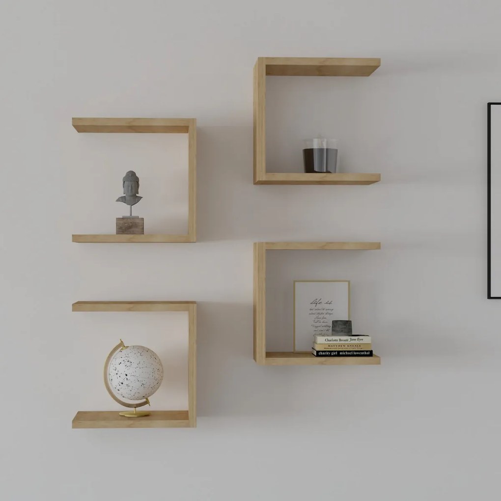 Półka Base Sapphire Oak, 4 szt.