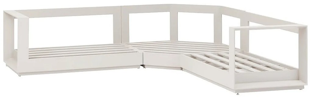 Narożnik aluminiowy dla 5 osób MADRIT NEW (cappuccino)