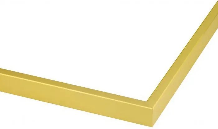 Złote aluminiowe lustro ścienne prostokątne M7-L61