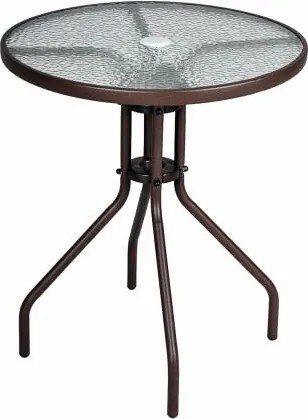 Bistro stół ze szklanym blatem