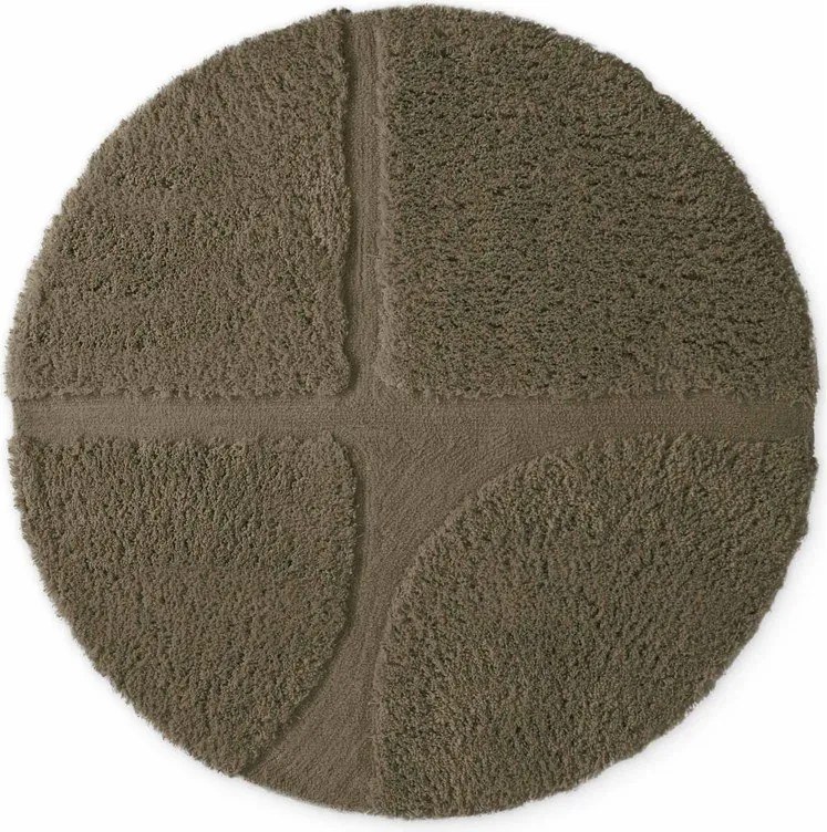 Okrągły dywan tkany ręcznie w kolorze khaki ø 200 cm Lambeth Jasper – Ted Baker