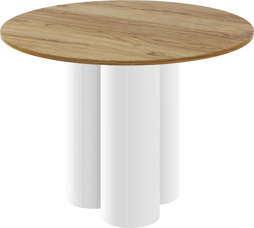 Okrągły stół Raveo Hubertus dąb / mat