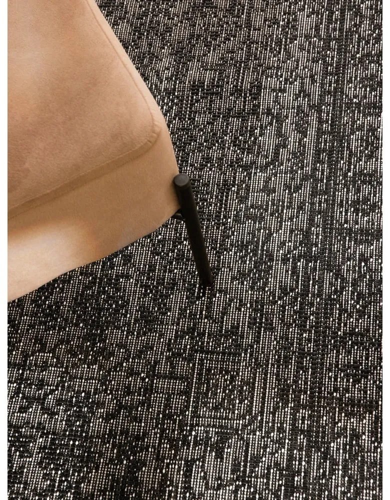 Czarno-biały chodnik odpowiedni na zewnątrz 80x250 cm Duet Kona – NORTHRUGS