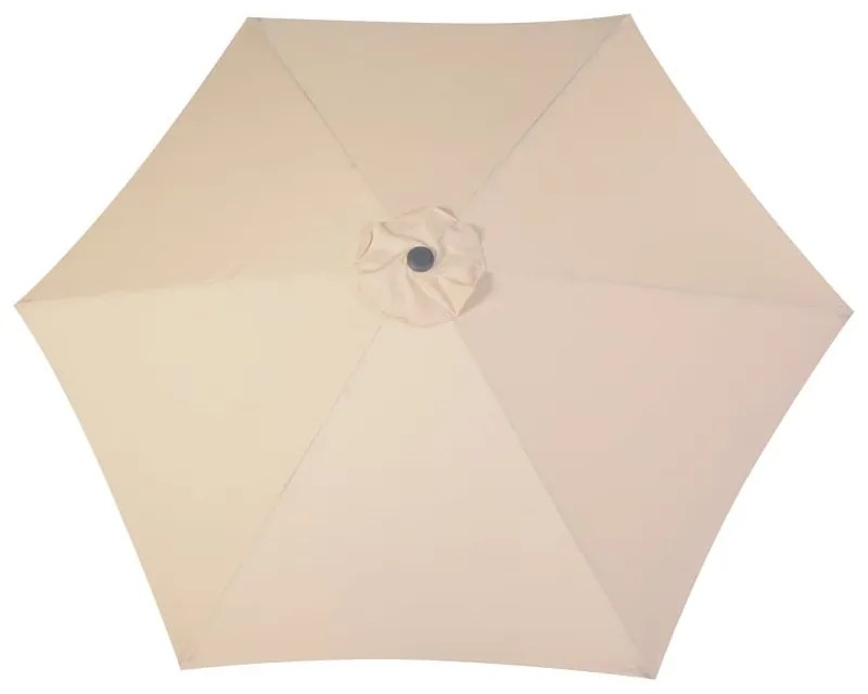 Beżowy parasol ogrodowy ø 300 cm Roja – Rojaplast