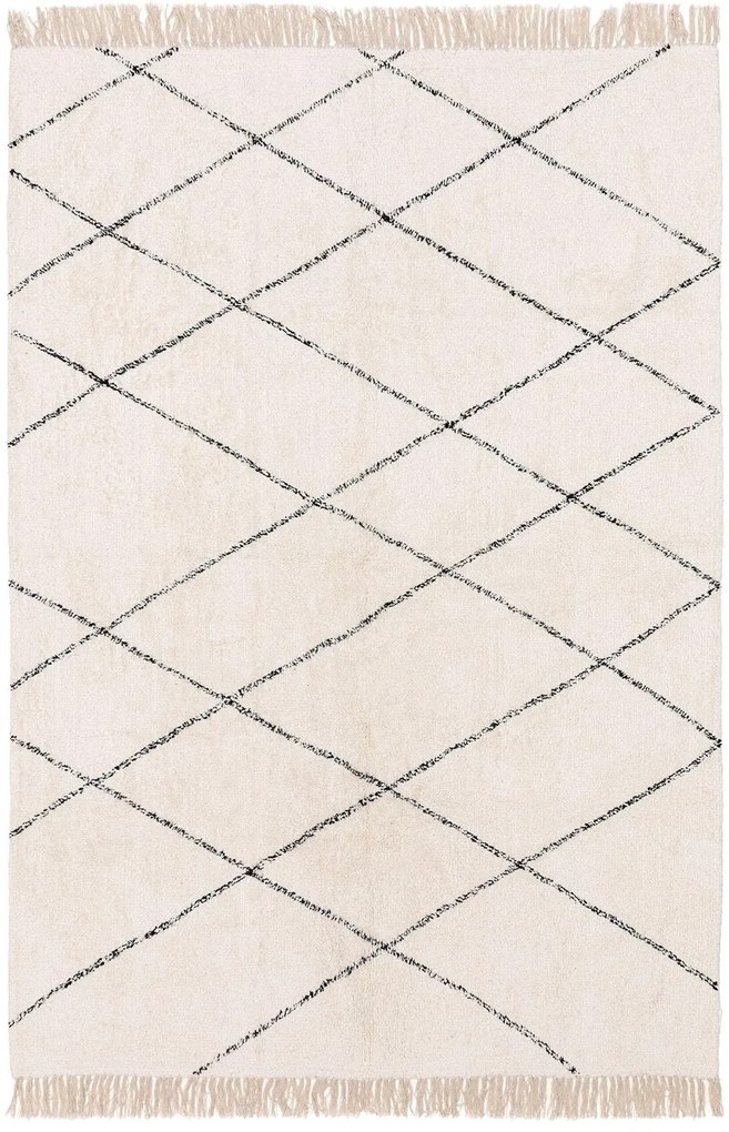 Kremowy dywan NAOMI 80 x 120 cm