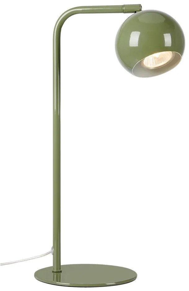 Zielona lampa stołowa z metalowym kloszem (wysokość 39,5 cm) Pop – Markslöjd
