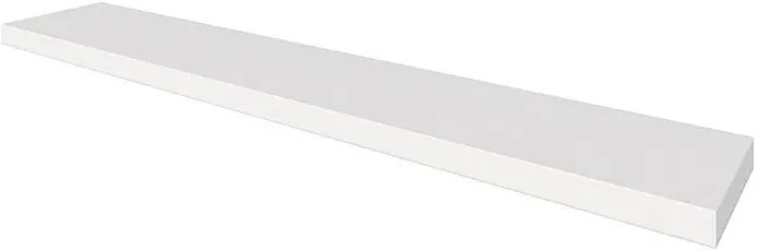 Biała Minimalistyczna Półka Wisząca S3-B10